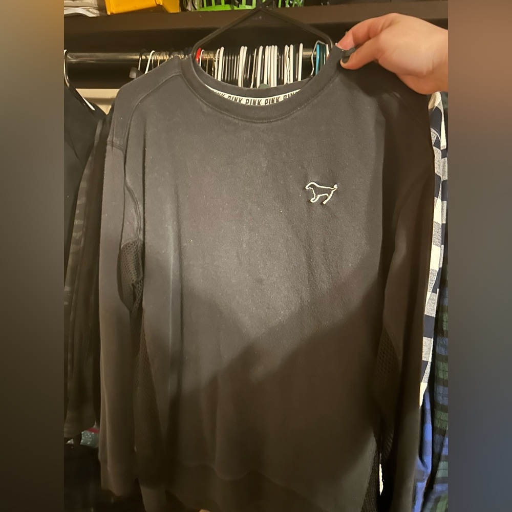 VS PINK Mesh Sided sweatshirt